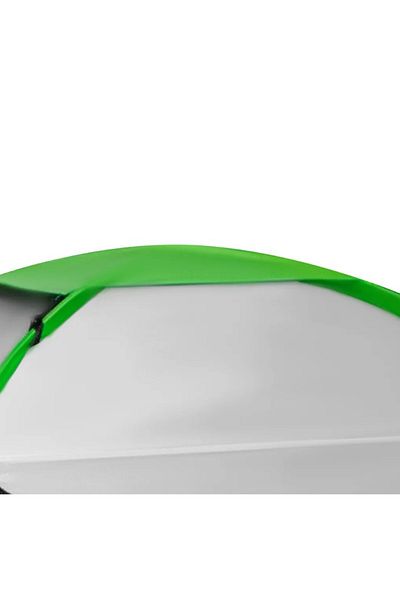 zola Cort camping 2-4 persoane, 1 camera, marchiza, plasa tantari, 5000 mm, 200x200x110 cm, gri/verde