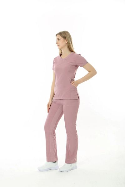İBA MEDİKAL Costum medical de lux roz pudră
