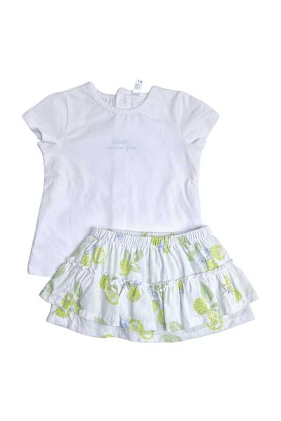 Idexe 2 Piece Set T-Shirt+Skirt COTTON