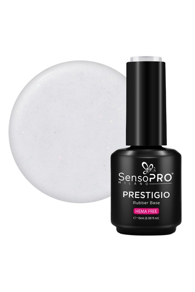 SensoPRO Milano Гумена база PRESTIGIO SensoPRO Milano - Shy Snowflake 15ml