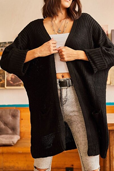 Marvine Women's Oversize Model Knitwear Cardigan