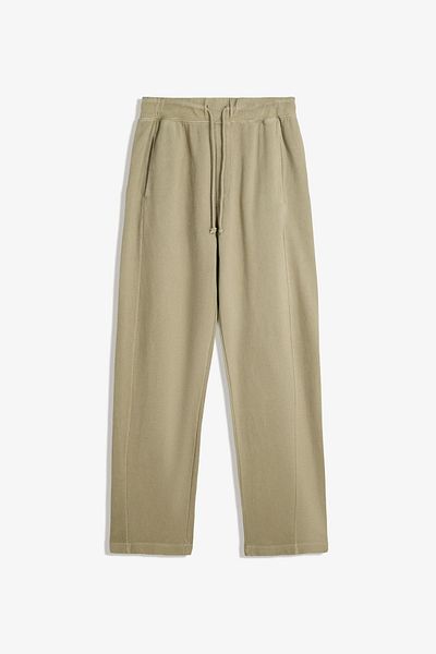 Bershka Faded-effect piqué trousers
