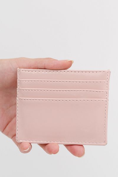 Addax Patent Leather Mini Card Holder Czdn128-F9