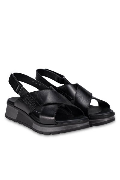 Forelli Mayon-G Women's Leather Sandals Black