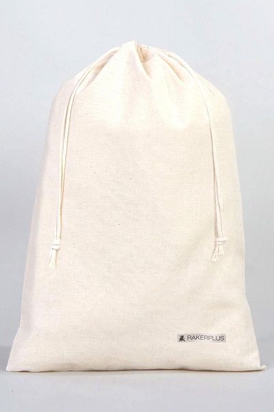 Rakerplus 30X40 cm Raw Cloth Drawstring Shoe Bag