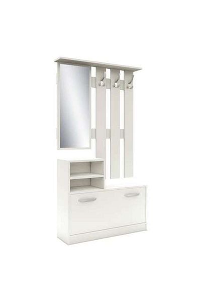 haaus Haaus Lyon coat rack, White, L 85 x W 24 x H 180 cm