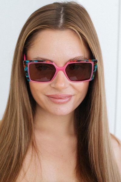 Bilge Karga Iduna Pink Brown Sunglasses