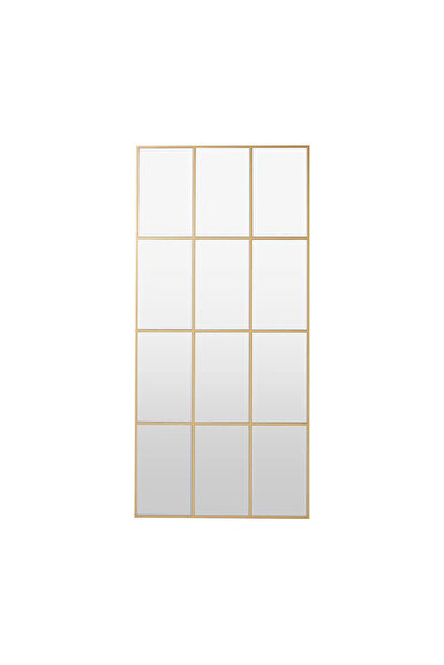 MKS Design 65x145 Bizoteli Dilimli Konsol Aynası / Asimetrik Ayna / Konsol Aynası / Dikdörtgen Ayna