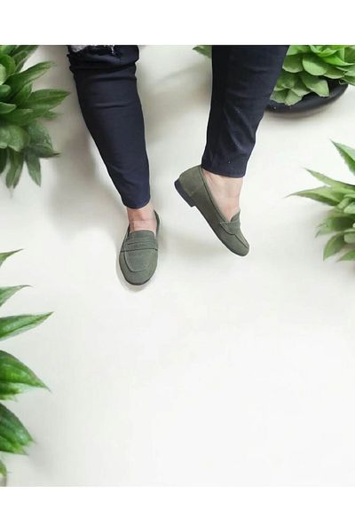 GokceKundura06 Women's Real Suede Leather Home, Office Ballerinas