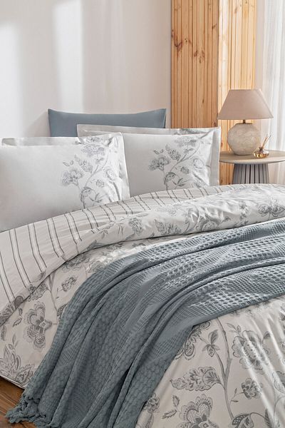 Özdilek Özdilek Fresque Double Pique Duvet Cover Set