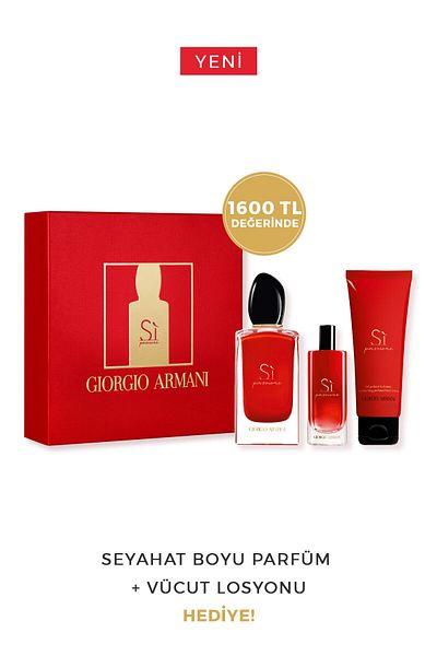 Giorgio Armani Si Passione Edp Women's Perfume Set - 100 ml 3614273613613