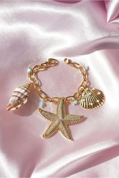 AŞIK ACCESSORIES Sea Themed Charm Bracelet