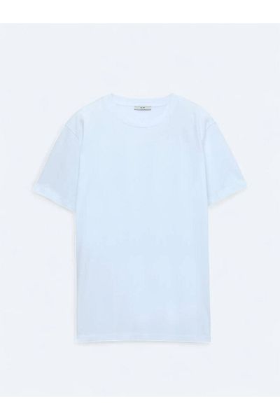 Kip White Crew Neck 100% Cotton T-Shirt