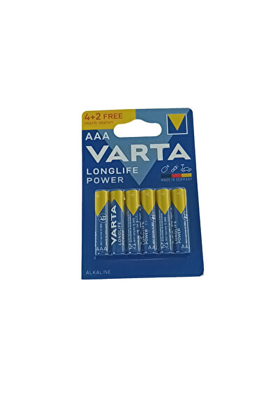 Varta Set de 4+2 baterii alcaline VARTA tip AAA, Longlife Power, în blister