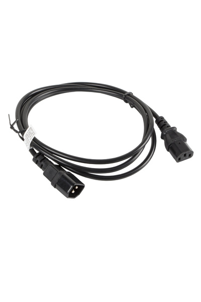 Lanberg Cablu prelungitor IEC UPS, 1,8 m, CA-C13E-10CC-0018-BK