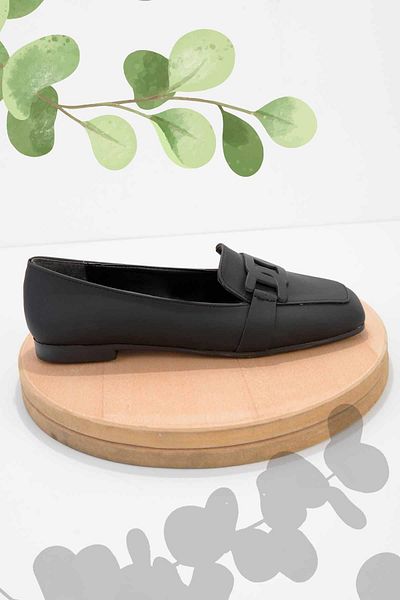 Bambi Матирани черни дамски мокасини 01641165709