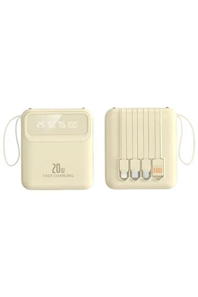 OEM External Battery Power Bank with Ultra Fast Charging, Fast Charge, 20W, 10,000 mAh, 4 cables