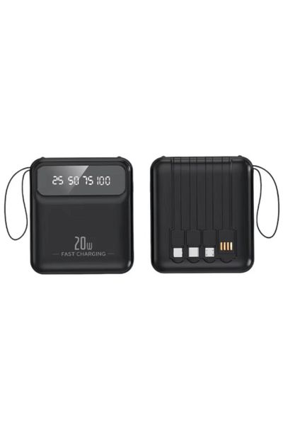 OEM External Battery Power Bank with Ultra Fast Charging, Fast Charge, 20W, 10,000 mAh, 4 cables