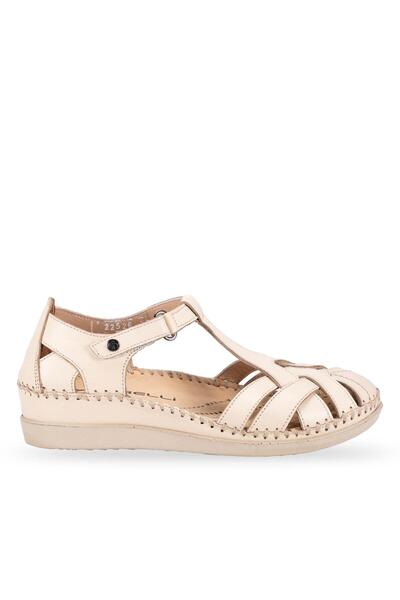 Forelli LARNI-G Kadın Deri Sandalet Bej