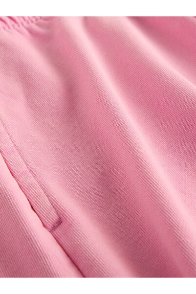 GAP Kadın Açık Pembe Heavyweight Havlu Kumaş Şort