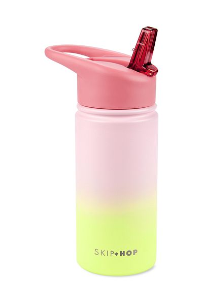 Skip Hop Wander Stainless Steel Water Bottle Pink