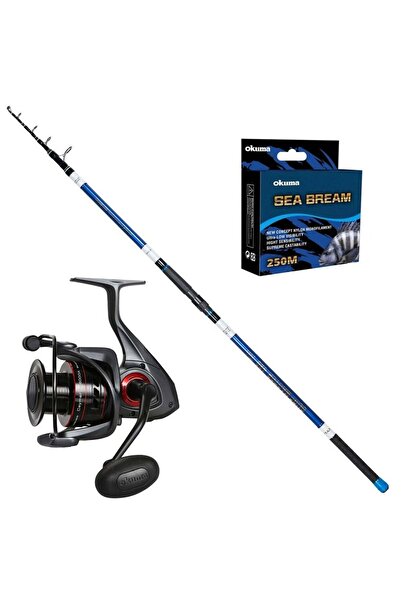 Okuma Ceymar 8000 - Ryuji Surf Master 420cm 100-250gr Surf Olta Seti