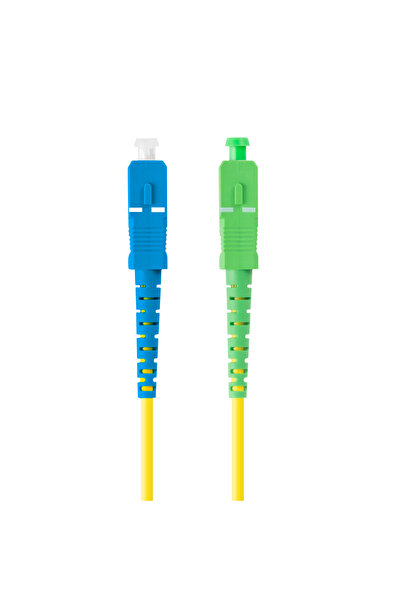 Lanberg Cablu de rețea cu fibră optică, lungime 3 m, cu conectori SC/APC-SC/UPC, Lanberg Z43070, SM, SIMPLEX