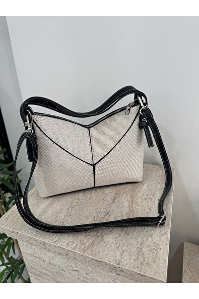 ALTUDA Women's Cross Strap Linen Shoulder Bag Ketty