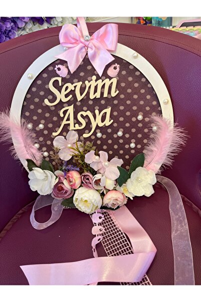 ebay organizasyon Kız bebek kapı süsü