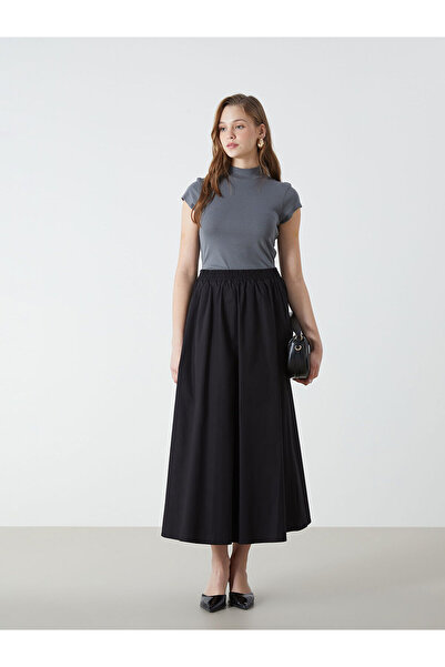 LC Waikiki Nevavm Women's Flared Skirt with Elastic Waist