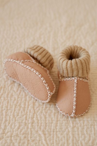 Papulin Unisex Organic 100% Leather Baby Shoes, Baby Shoes, Baby Boots, First Step Shoes