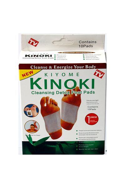 Kinoki Set of 40 KINOKI Patches for Body Detoxification - Tourmaline, Vitamin C, E and Oils