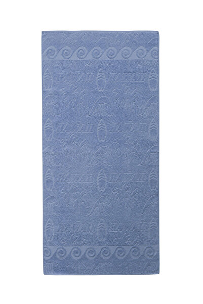 LC Waikiki Nevavm with Difference Lcw Eco Indigo Printed Men's Beach Towel 70...