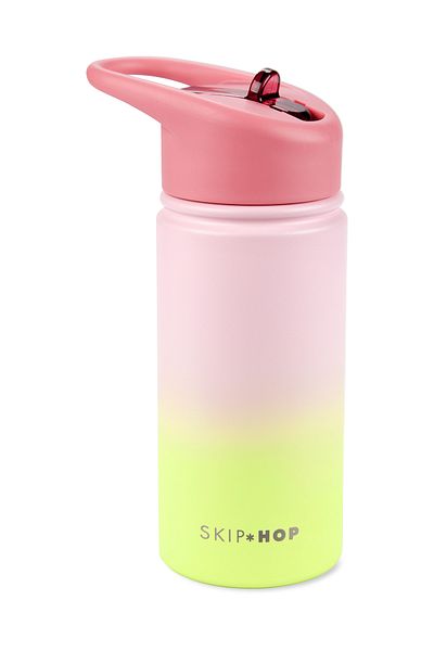 Skip Hop Wander Stainless Steel Water Bottle Pink