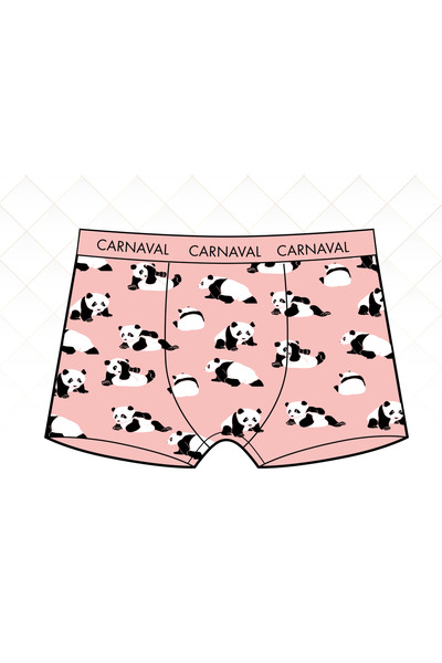 CalenStores Panda Desenli Erkek Boxer