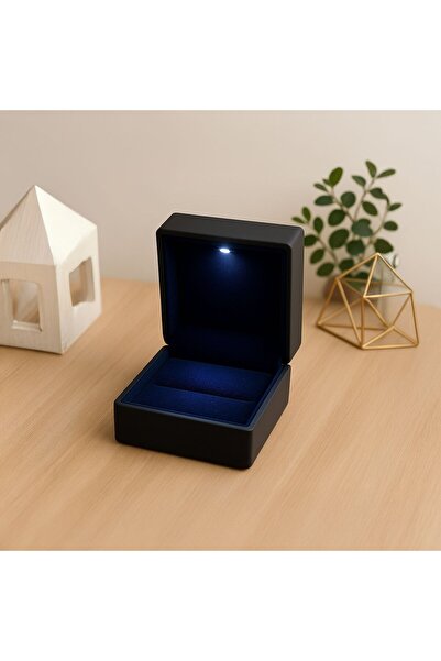 İNDİGO TAKI Premium Işıklı Yüzük Kutusu