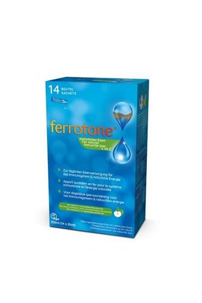 Ferrotone Apple - food supplement with iron and vitamin C
