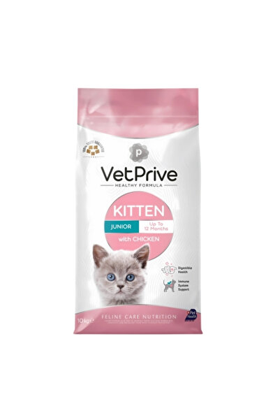 VetPrive Vet Prive Kitten Tavuklu Yavru Kedi Maması 10 Kg