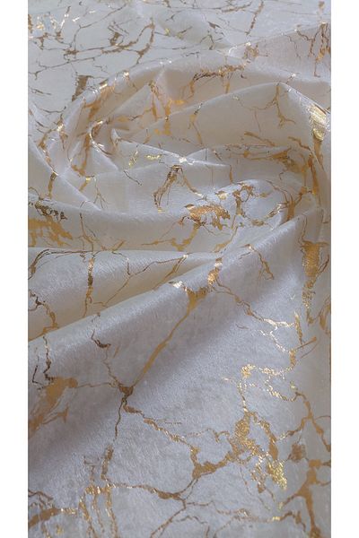 baladı home ev tekstil home collection Seat Cover with Sponge Non-Slip Base Foil Gold Gold Large for Sofa Size 160 X 200 Centimeters