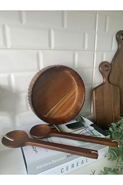 magical dreams Acacia Salad Bowl + Salad Serving Spoon Set