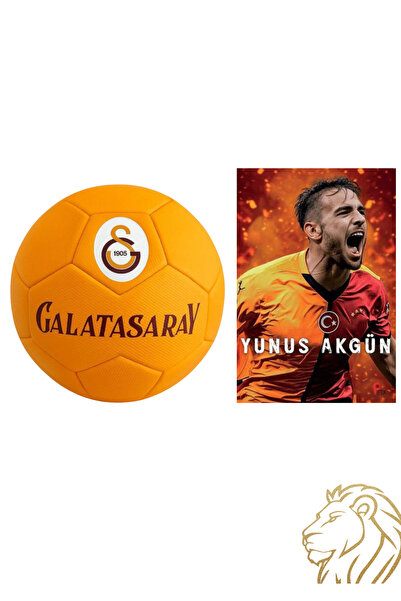 Galatasaray LİSANSLI GALATASARAY PREMIUM FUTBOL TOPU + YUNUS AKGÜN KİTABI HEDİYELi