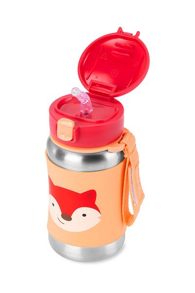Skip Hop Zoo Stainless Steel Water Bowl Fox