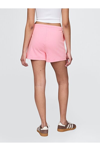 GAP Kadın Açık Pembe Heavyweight Havlu Kumaş Şort