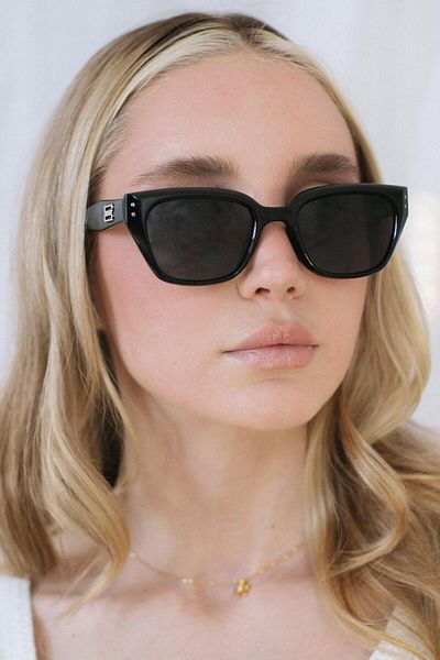 Bilge Karga Dylan Black Sunglasses