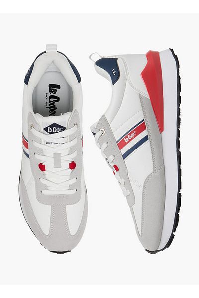 Lee Cooper Men's Panelled Sneakers with Lace-Up Closure