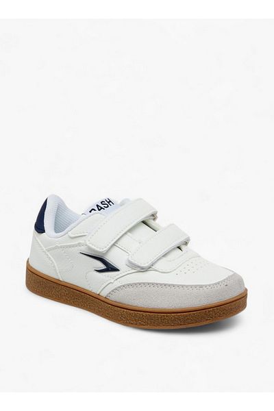 Dash Boys Panelled Sneakers with Hook and Loop Closure
