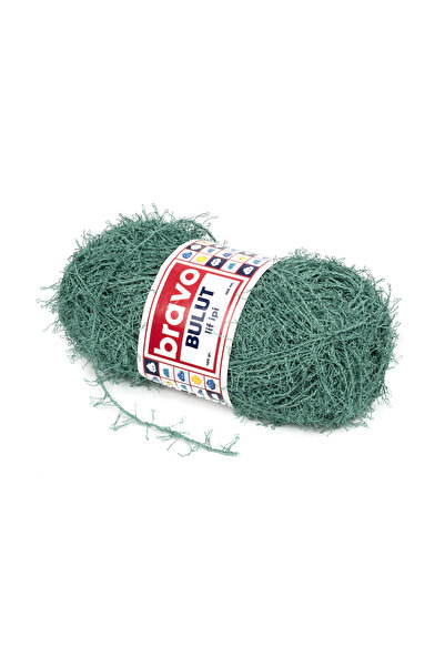 Bravo Νήματα Bulut Sakal 100 γραμμάρια 100 μέτρα (Κωδικός χρώματος: 424) Πράσινο Μήλο