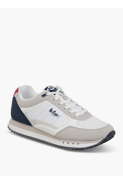 Lee Cooper Men's Logo Print Lace-Up Sneakers