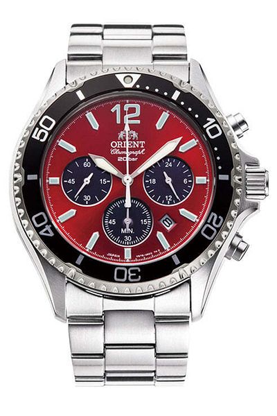 Orient RA-TX 0207 R Quartz Sports Watch, Metal Strap - 42.8 mm