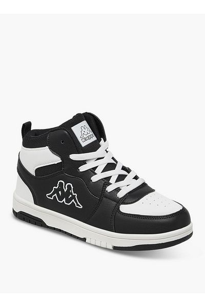 Kappa Boys' Panelled High Top Lace-Up Sneakers with Pull Tabs